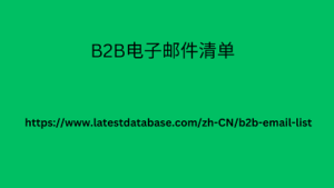 B2B电子邮件清单